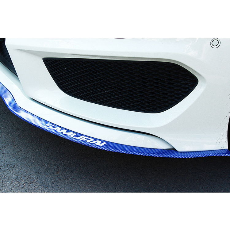 Gambar produk SAMURAI Stiker Carbon Fiber Anti Collision Strip Bumper Mobil 2.5M - TY354