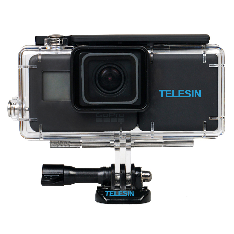 Telesin Extended Battery 2300mAh with Waterproof Case GoPro Hero 7/6/5 Gambar produk Telesin Extended Battery 2300mAh with Waterproof Case GoPro Hero 7/6/5