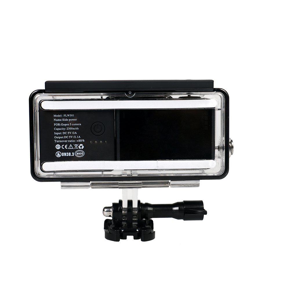 Telesin Extended Battery 2300mAh with Waterproof Case GoPro Hero 7/6/5 Gambar produk Telesin Extended Battery 2300mAh with Waterproof Case GoPro Hero 7/6/5