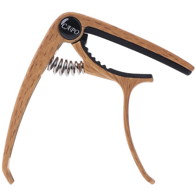 Gambar produk SLOZZ Capo Gitar Aluminum Alloy Wood Design Bridge Pin Remover - QBJ