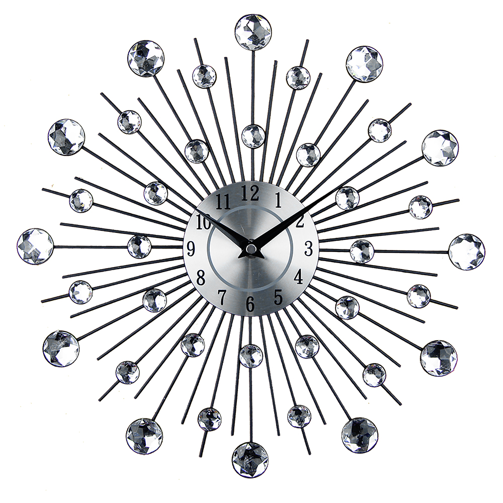 Gambar produk Jam Dinding 3D Quartz Creative Design Model Luxury Diamond - T6807