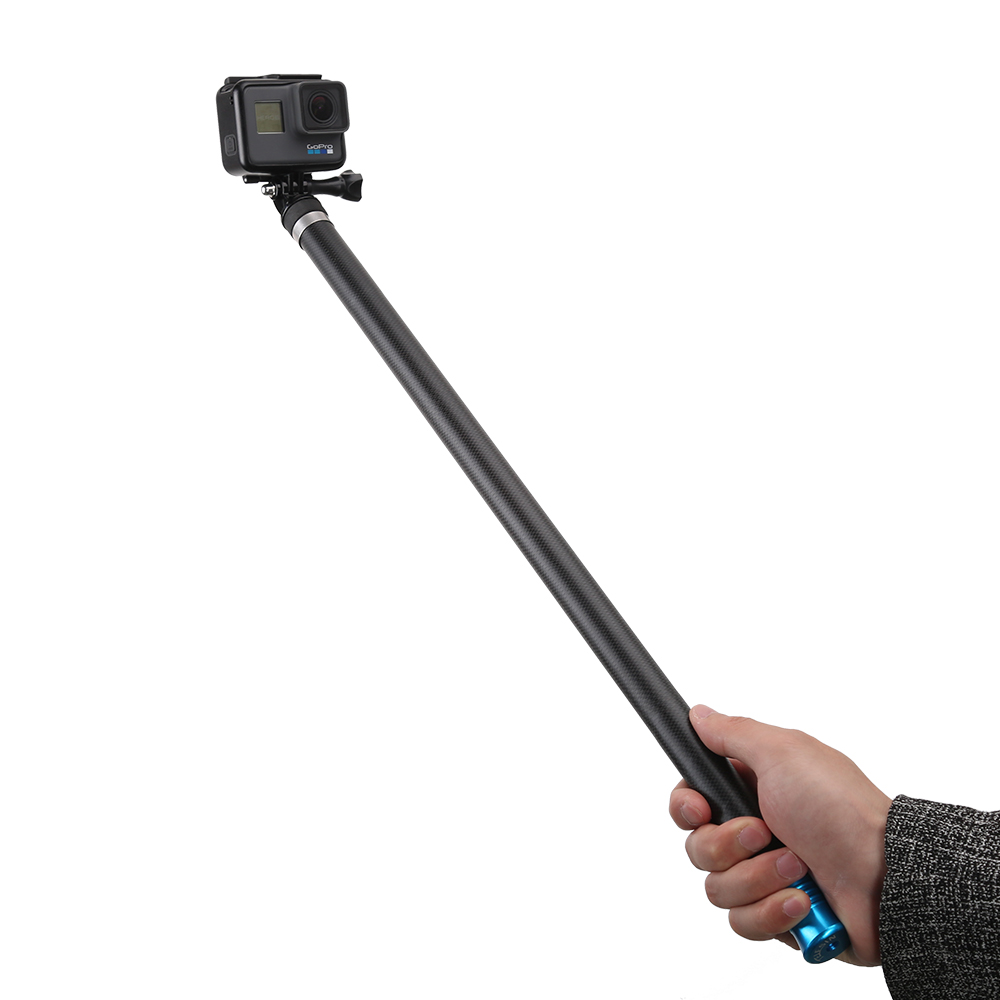 Telesin Tongsis Monopod Super Long Carbon Fiber 2.7M GoPro/Xiaomi Yi Gambar produk Telesin Tongsis Monopod Super Long Carbon Fiber 2.7M GoPro/Xiaomi Yi