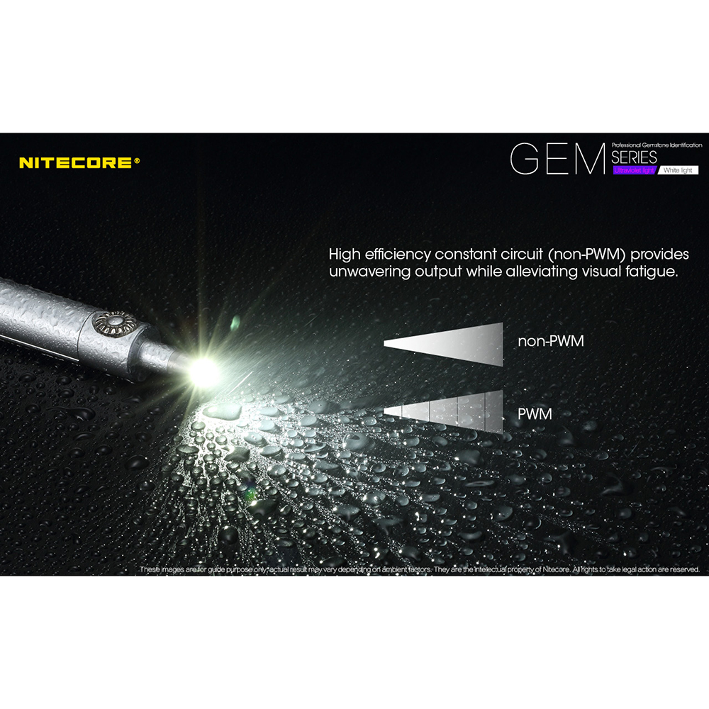 Gambar produk Nitecore GEM10UV Senter Indentifikasi Batu Mulia Gemstone Ultraviolet