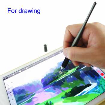 Capacitive Touch Screen Stylus Drawing Pen 2 in 1 - CYX-3604 - Black ...