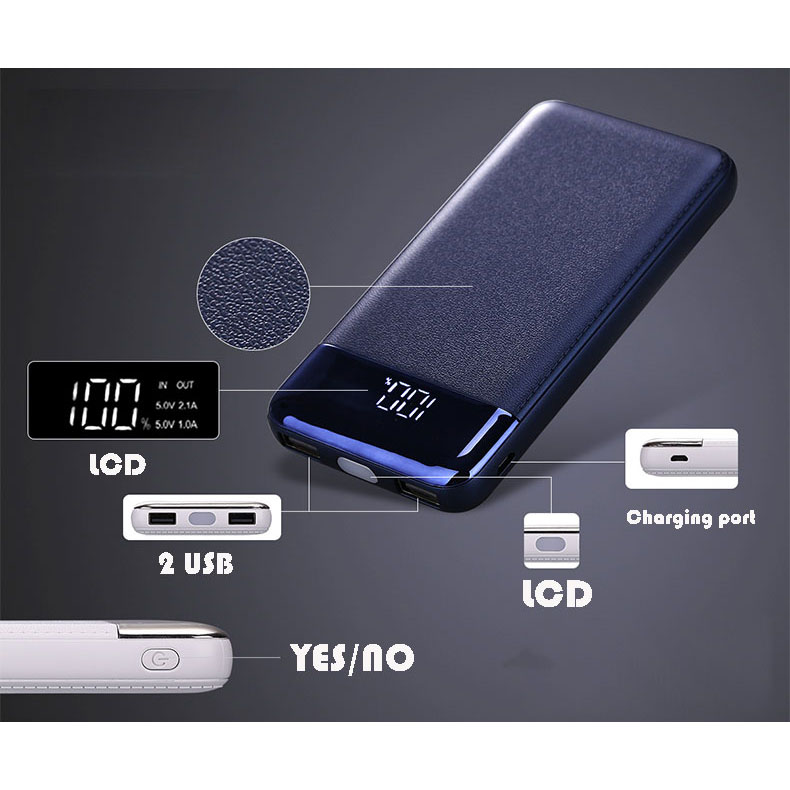 Trustfire Power Bank Quick Charge 2 Port 20000mAh + LED Flash - M200 Gambar produk Trustfire Power Bank Quick Charge 2 Port 20000mAh + LED Flash - M200 - 7