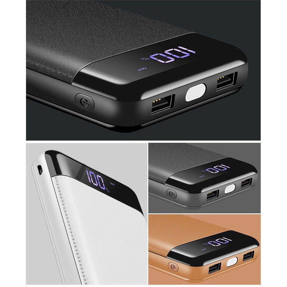 Trustfire Power Bank Quick Charge 2 Port 20000mAh + LED Flash - M200 Gambar produk Trustfire Power Bank Quick Charge 2 Port 20000mAh + LED Flash - M200 - 3