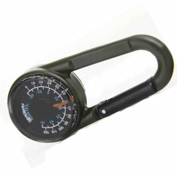 Gambar produk Carabiner Multifungsi dengan Kompas Thermometer - D12605