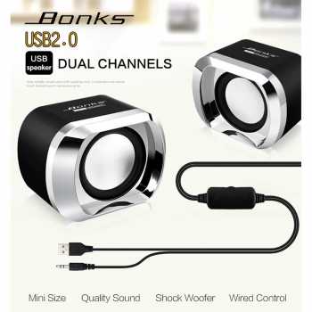 Gambar produk BONKS Multimedia Active Speaker Stereo 2.0 3W - DX12