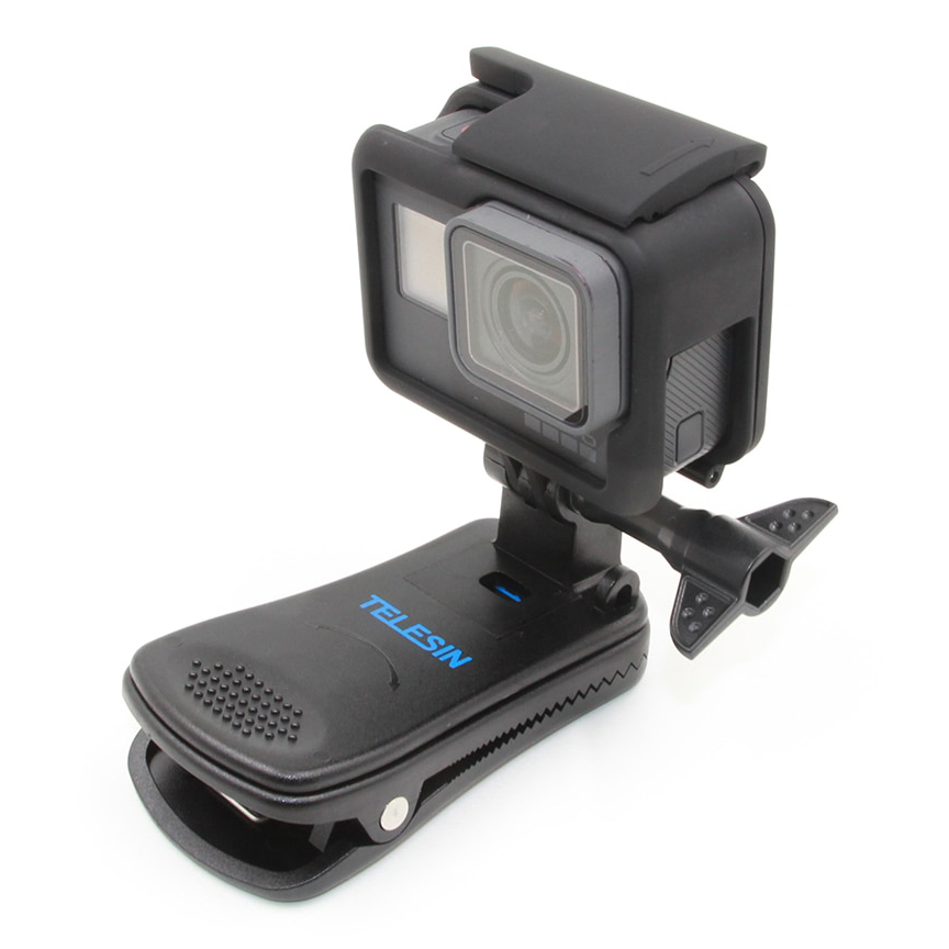 Telesin Clip Clamp Mount 360 Rotary for GoPro / Xiaomi Yi Gambar produk Telesin Clip Clamp Mount 360 Rotary for GoPro / Xiaomi Yi