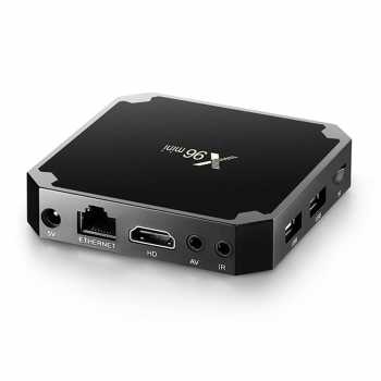 X96 Mini Smart TV Box 4K Android 7.1 RAM DDR3 2GB + Internal 16GB - Black - 4
