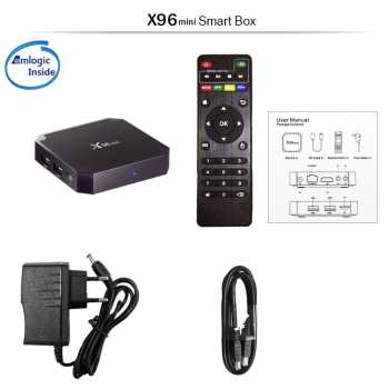 X96 Mini Smart TV Box 4K Android 7.1 RAM DDR3 2GB + Internal 16GB - Black - 8