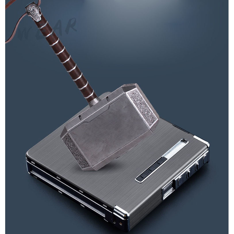 Gambar produk Firetric Kotak Rokok Cigarette Case 20 Slot dengan Korek Elektrik - MK073