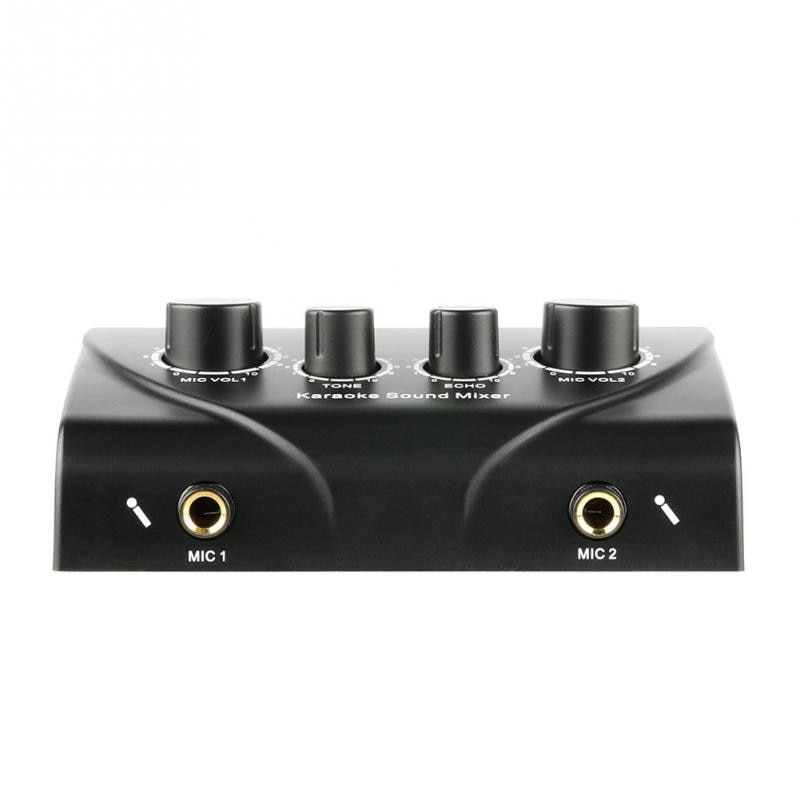 Professional Karaoke Mixer Echo Tone Audio TD020 Black