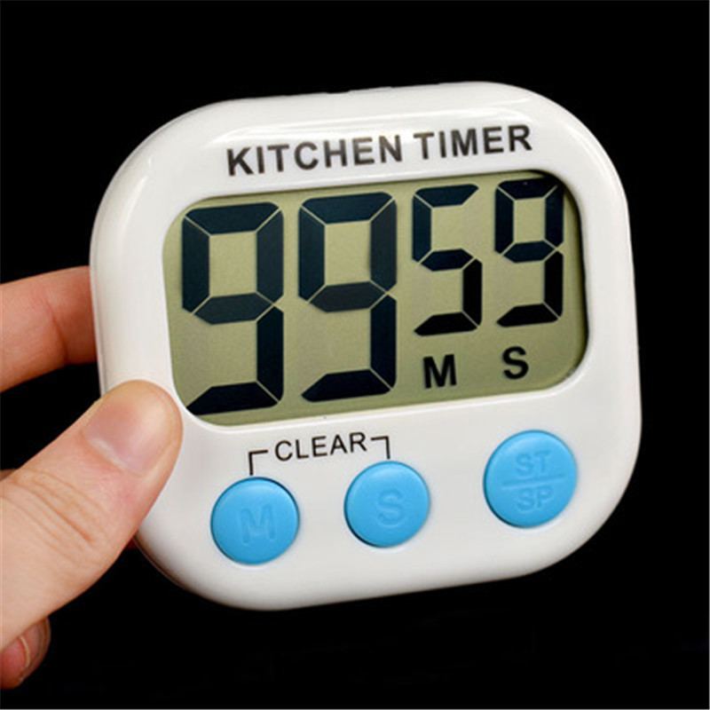 Timer Masak Dapur LCD Kitchen Countdown Clock JS118 Blue