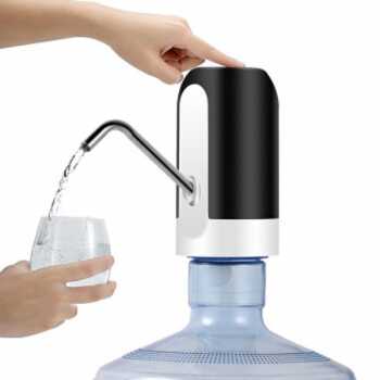 Pompa Galon Manual & Pompa Galon Elektrik - Alloet Pompa Elektrik Air Minum Galon Smart Pumping Rechargeable - SY-WD-01 - Black
