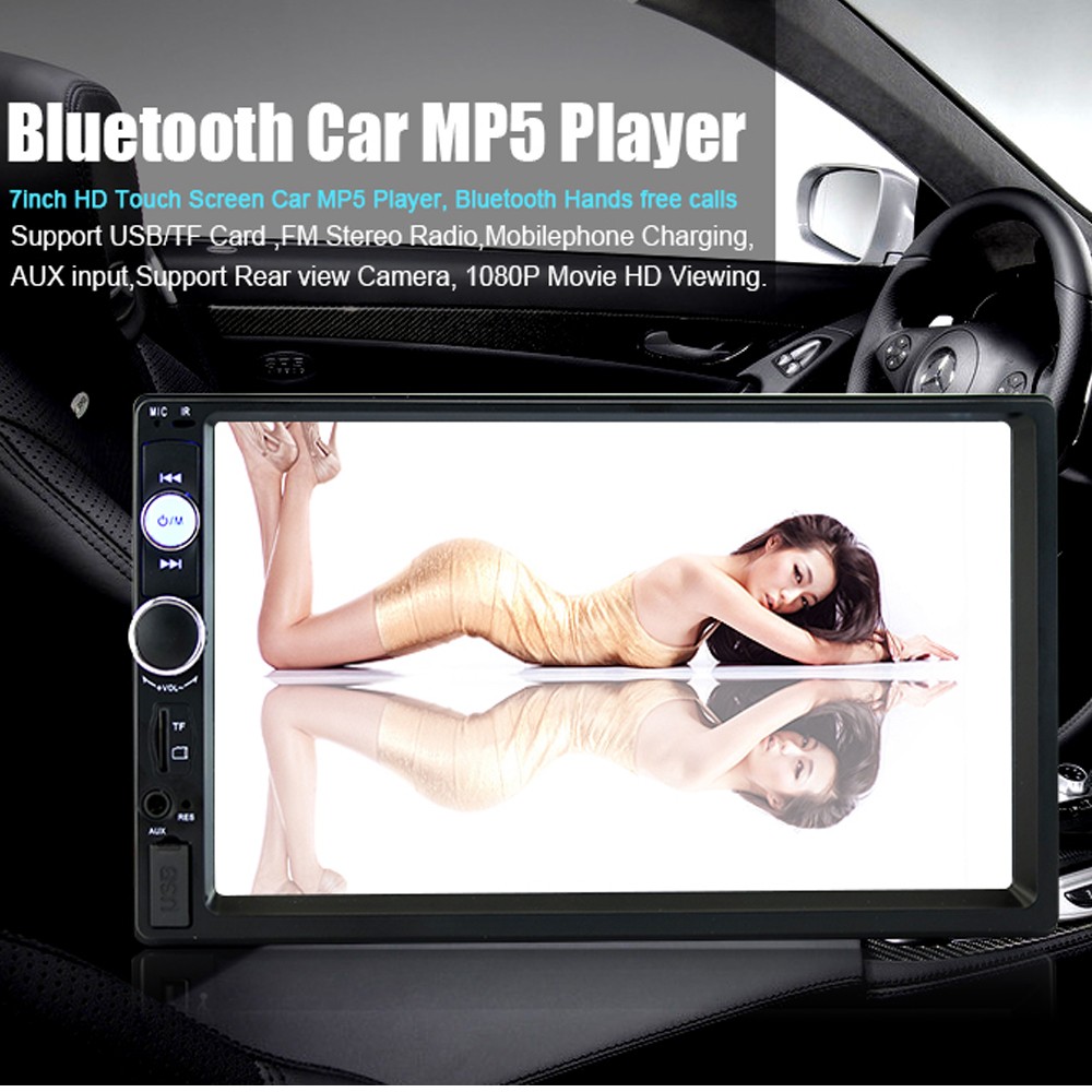 Taffware Head Unit Tape Mobil 2 DIN Bluetooth Touch Screen ISO 7 Inch - 7010B Gambar produk Taffware Head Unit Tape Mobil 2 DIN Bluetooth Touch Screen ISO 7 Inch - 7010B - 4