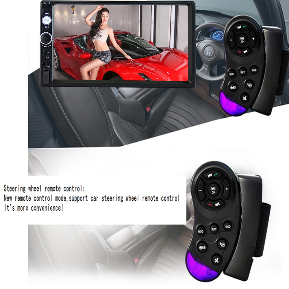 Taffware Head Unit Tape Mobil 2 DIN Bluetooth Touch Screen ISO 7 Inch - 7010B Gambar produk Taffware Head Unit Tape Mobil 2 DIN Bluetooth Touch Screen ISO 7 Inch - 7010B - 6