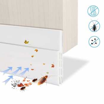 Gambar produk Handdiy Lis Penghalang Debu Bawah Pintu Door Bottom Seal 50mm 1m - FF53