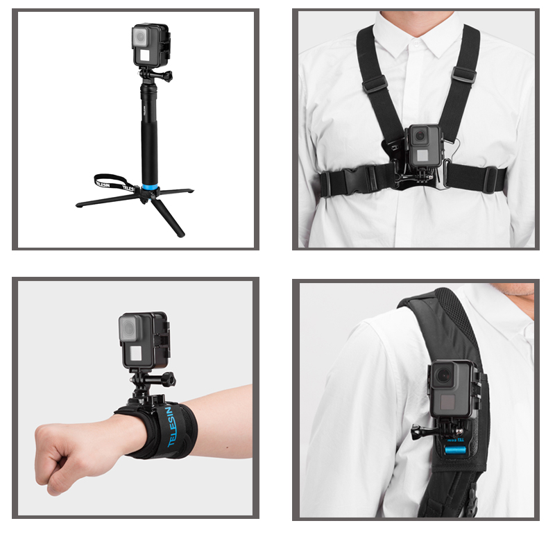 Telesin Vertical Frame Housing Case Bumper GoPro Hero 5/6/7 - GP-FMS-007 Gambar produk Telesin Vertical Frame Housing Case Bumper GoPro Hero 5/6/7 - GP-FMS-007