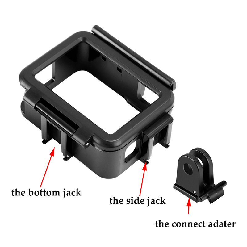 Telesin Vertical Frame Housing Case Bumper GoPro Hero 5/6/7 - GP-FMS-007 Gambar produk Telesin Vertical Frame Housing Case Bumper GoPro Hero 5/6/7 - GP-FMS-007