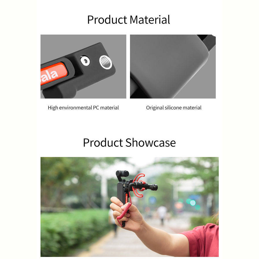 Telesin Koala Bracket Stand Holder Case DJI Osmo Pocket - OS-KLH-001 Gambar produk Telesin Koala Bracket Stand Holder Case DJI Osmo Pocket - OS-KLH-001