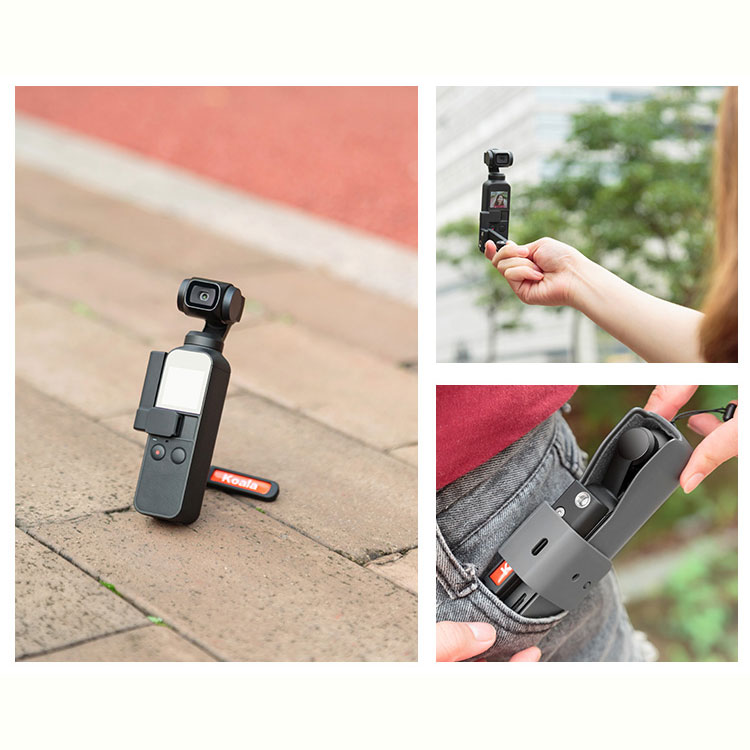 Telesin Koala Bracket Stand Holder Case DJI Osmo Pocket - OS-KLH-001 Gambar produk Telesin Koala Bracket Stand Holder Case DJI Osmo Pocket - OS-KLH-001