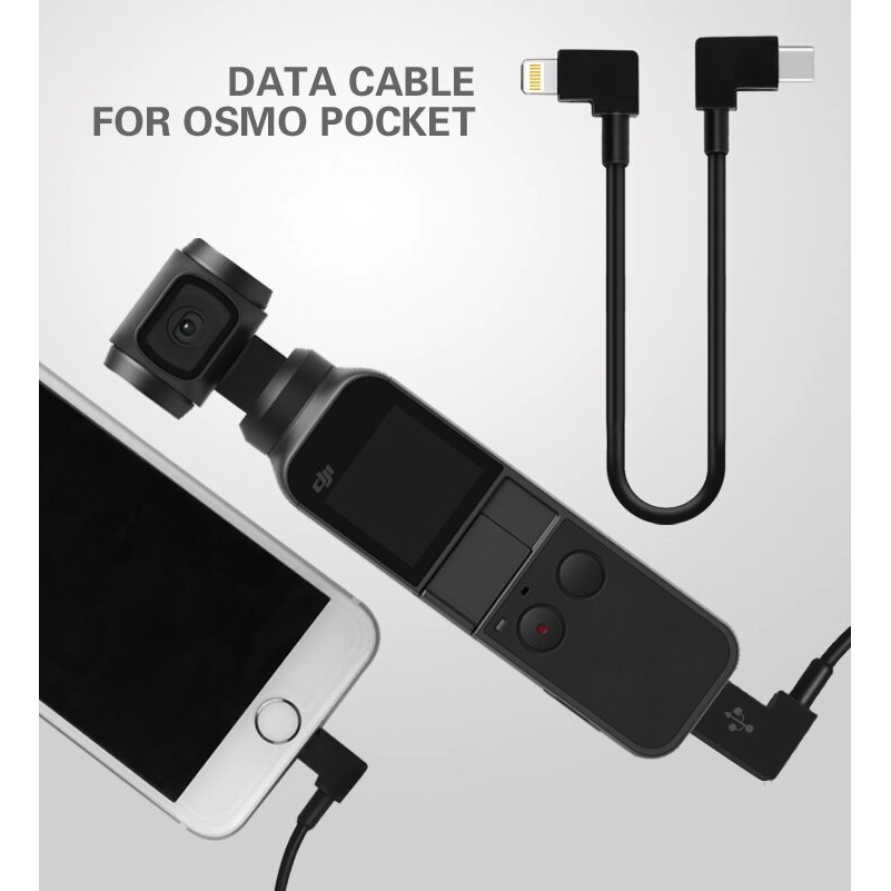 Telesin Kabel Data USB Type C to Micro USB DJI OSMO Pocket - OP-X9169 Gambar produk Telesin Kabel Data USB Type C to Micro USB DJI OSMO Pocket - OP-X9169