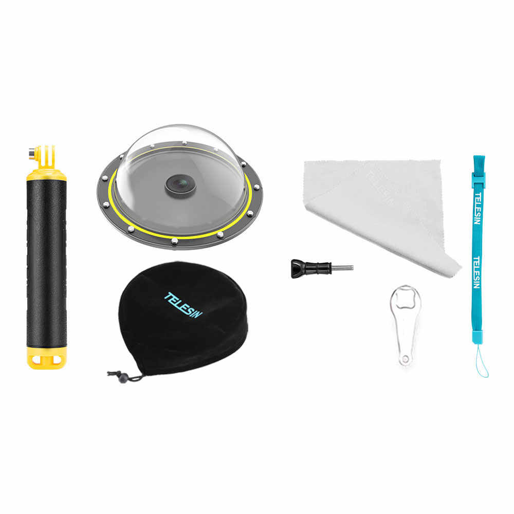 Telesin Dome Underwater Case 6 Inch for DJI Osmo OS-DMP-001 Gambar produk Telesin Dome Underwater Case 6 Inch for DJI Osmo OS-DMP-001