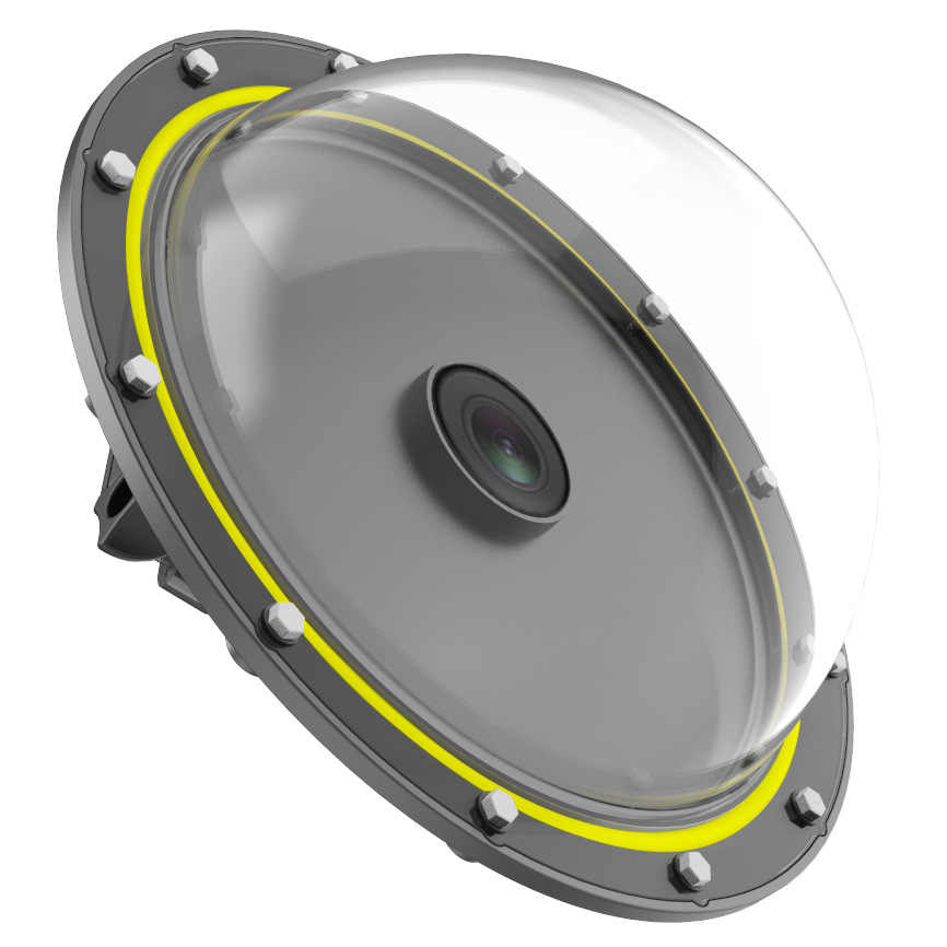 Telesin Dome Underwater Case 6 Inch for DJI Osmo OS-DMP-001 Gambar produk Telesin Dome Underwater Case 6 Inch for DJI Osmo OS-DMP-001