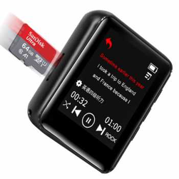 RUIZU Smart MP4 Digital Audio Player Bluetooth Touchscreen 1.8Inch 8GB ...