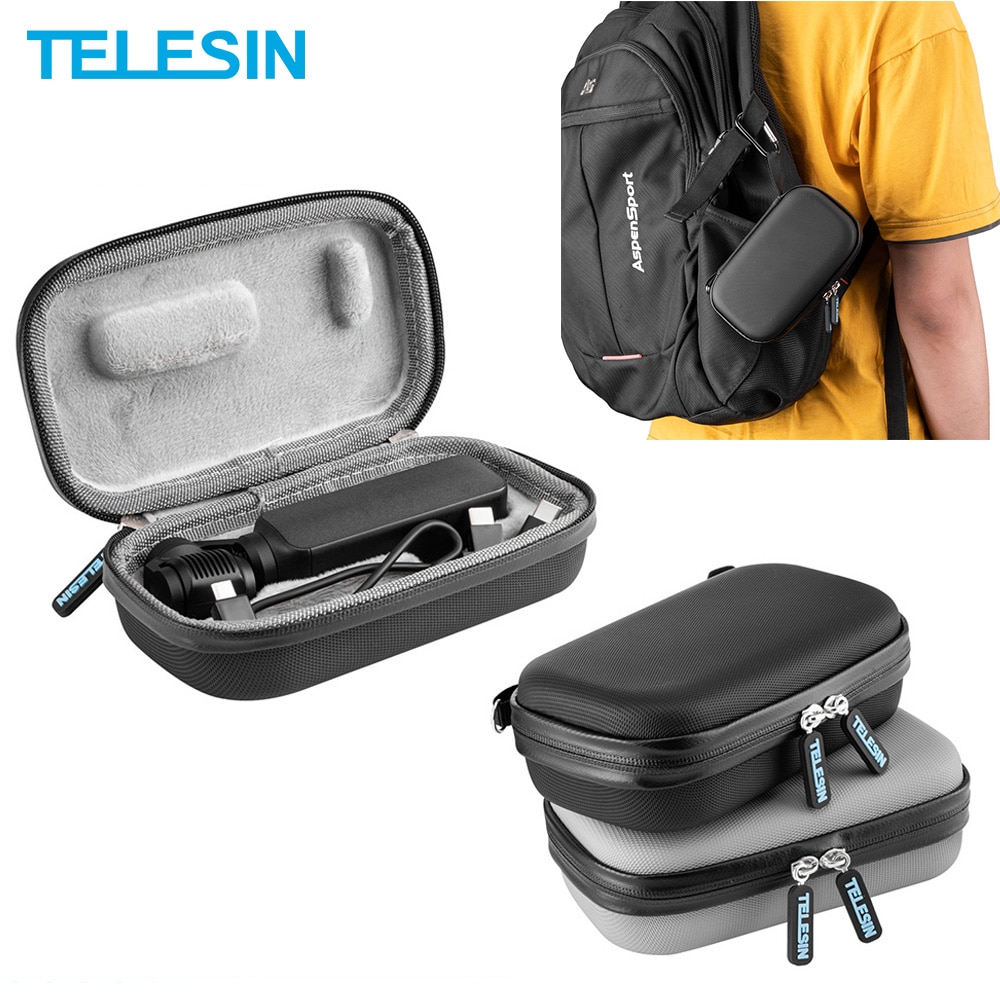 Telesin Tas Kamera Shookproof Storage EVA Bag for DJI Osmo Action Gambar produk Telesin Tas Kamera Shookproof Storage EVA Bag for DJI Osmo Action