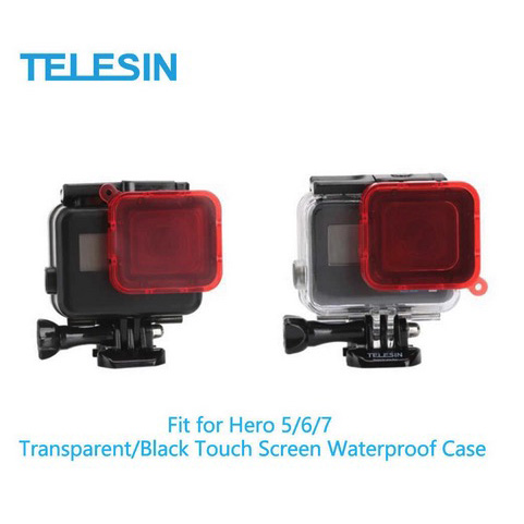 Gambar produk Telesin Lensa Red Diving Filter Lens GoPro Hero 5/6/7 Case GP-WTP-504