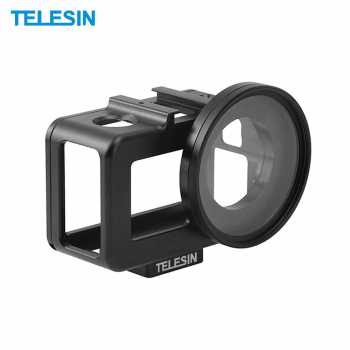 Gambar produk Telesin Protective Aluminum Frame Case UV Filter for DJI Osmo Action