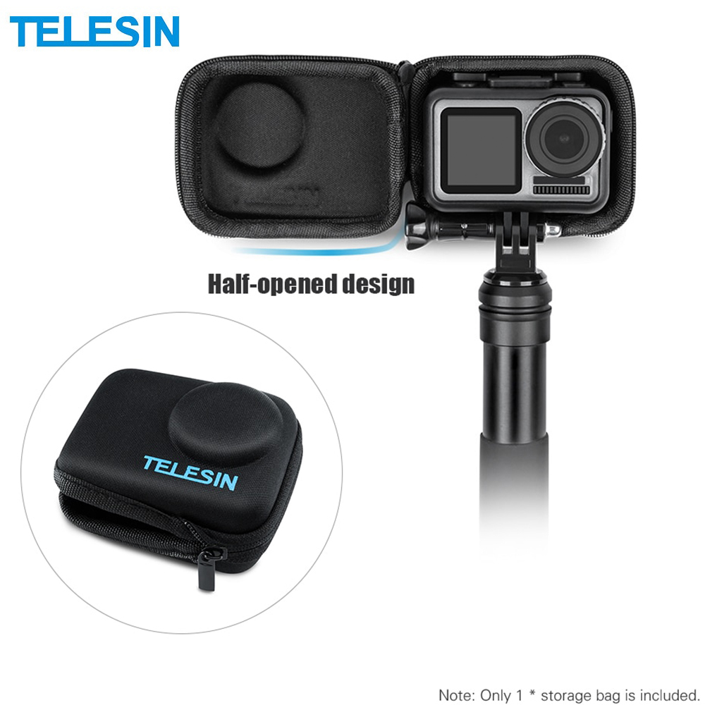 Telesin Mini Storage Bag for DJI Osmo Action - OS-BAG-003 Gambar produk Telesin Mini Storage Bag for DJI Osmo Action - OS-BAG-003