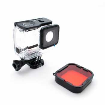 Gambar produk Telesin Lensa Red Diving Filter Lens GoPro Hero 5/6/7 Super Suit Case