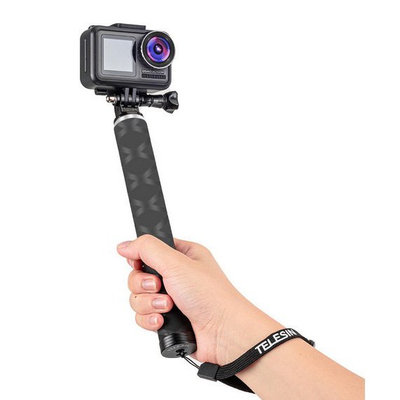 Telesin Tongsis Monopod Foldable Selfie Carbon Fiber 90cm - GP-MNP-90D Gambar produk Telesin Tongsis Monopod Foldable Selfie Carbon Fiber 90cm - GP-MNP-90D