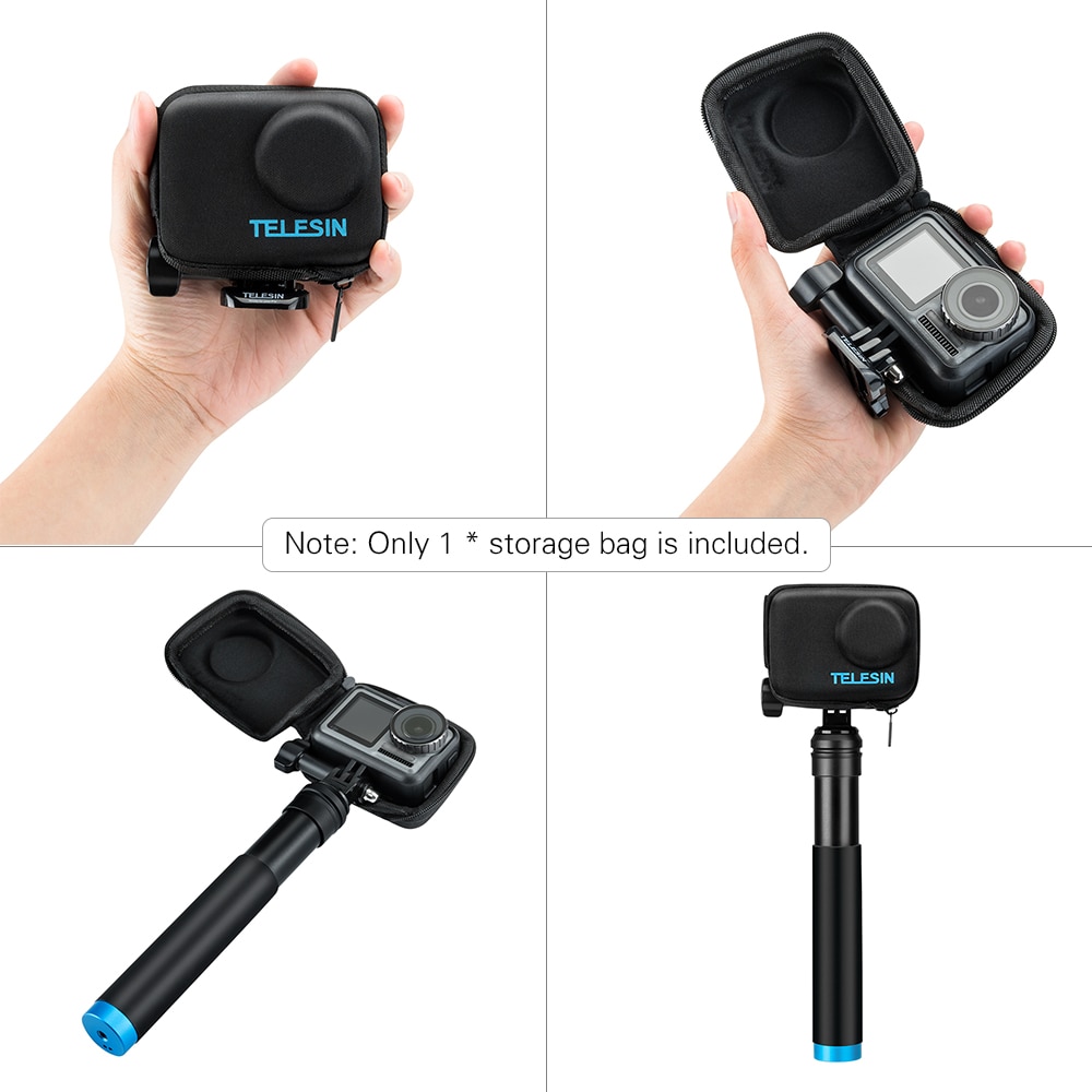 Telesin Mini Storage Bag for DJI Osmo Action - OS-BAG-003 Gambar produk Telesin Mini Storage Bag for DJI Osmo Action - OS-BAG-003