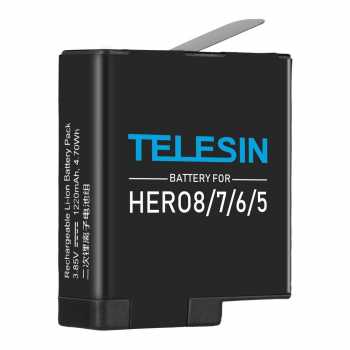 Gambar produk Telesin Baterai GoPro Hero 8 7 6 5 1220mAh - GP-BTR-801