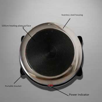 Gambar produk Cnzidel Pemanas Kopi Susu Air Minuman Mini Heater Stove Pot 500W CK500