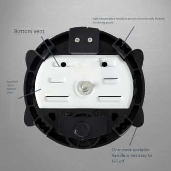 Gambar produk Cnzidel Pemanas Kopi Susu Air Minuman Mini Heater Stove Pot 500W CK500