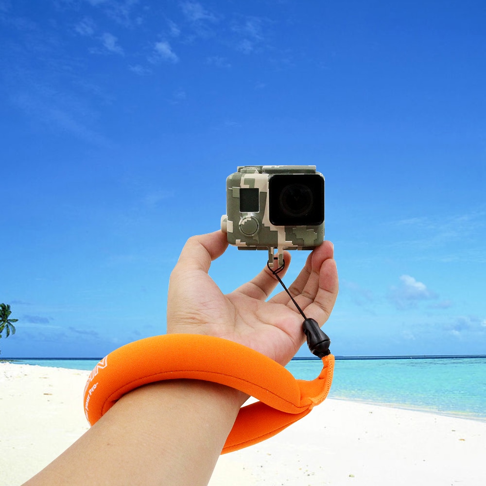Telesin Waterproof Camera Hand Wrist Lanyard Float GoPro - GP-FLT-STP Gambar produk Telesin Waterproof Camera Hand Wrist Lanyard Float GoPro - GP-FLT-STP
