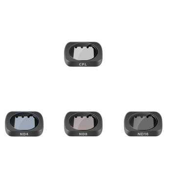 Gambar produk Telesin Lensa CPL + ND Filter Lens ND4 ND8 ND16 4 PCS DJI Osmo Pocket
