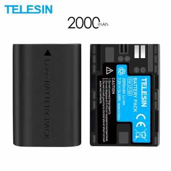 Gambar produk Telesin Baterai Lithium 2000mAh for Canon LP-E6 & LP-E6n - AN-BTR-LPE6