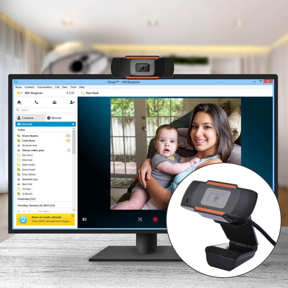 BACO HD Webcam Desktop Laptop with Microphone Video Call 720P - U801 Gambar produk BACO HD Webcam Desktop Laptop with Microphone Video Call 720P - U801 - 8