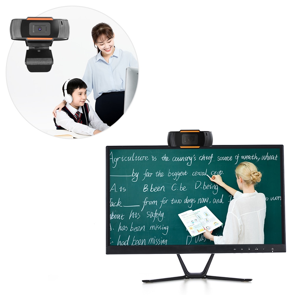 BACO HD Webcam Desktop Laptop with Microphone Video Call 720P - U801 Gambar produk BACO HD Webcam Desktop Laptop with Microphone Video Call 720P - U801 - 3