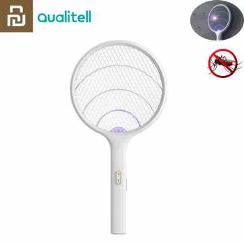 Gambar produk Qualitell Raket Nyamuk 2 in 1 Mosquito Swatter USB Rechargeable with UV Light - ZS9001