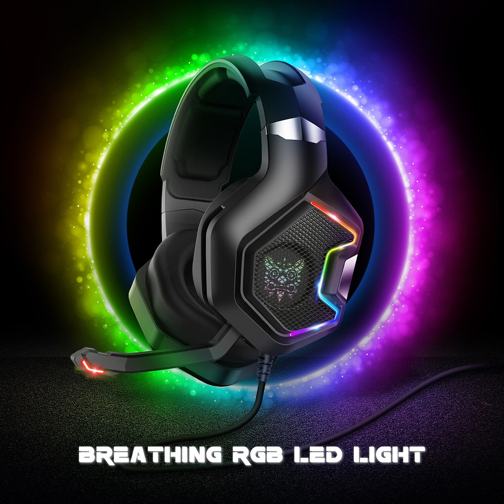 Gambar produk ONIKUMA Gaming Headphone Headset LED with Mic - K10 Pro
