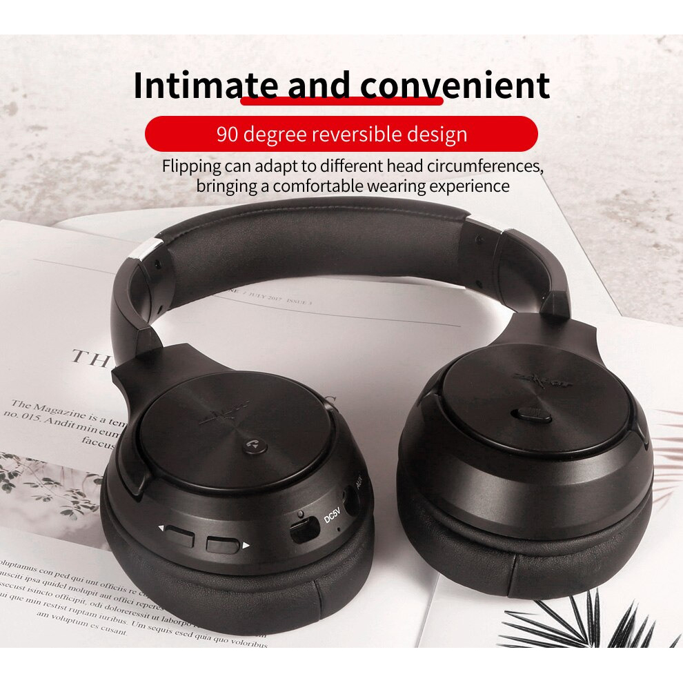 Zealot Headphone Wireless Bluetooth 5.0 Super Bass ANC Active Noise