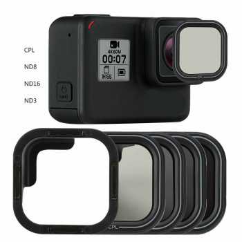Gambar produk Telesin Filter Lensa ND8 ND16 ND32 CPL GoPro Hero 8 - GP-FLT-807