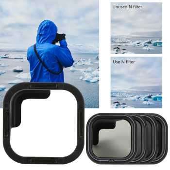 Gambar produk Telesin Filter Lensa ND8 ND16 ND32 CPL GoPro Hero 8 - GP-FLT-807